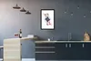 MuchoWow® MuchoWow® Gerahmtes Poster Rote und blaue Produktbild-Vorschau 2