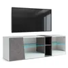 Mondeer TV-Lowboard Armoire TV avec éclairage LED largeur Voir les images du produit 2