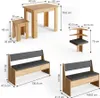 Combinazione di panche e tavolo ad angolo Vicco Roman Anteprima dell’immagine prodotto 3
