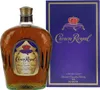 A bottle of Crown Royal whisky and its accompanying gift box. Produktbild-Vorschau