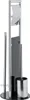 A freestanding toilet paper holder and toilet brush set. Produktbild-Vorschau