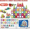 110 Stück Magnetische Bausteine – Bunte Magnetwürfel aus Produktbild-Vorschau 1