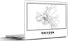MuchoWow® Laptop Aufkleber Sticker Cover Schwarz und weiß - Produktbild-Vorschau 1