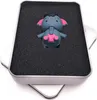 Onwomania Elefant Zoo Tier in Blau USB Stick in Alu Produktbild-Vorschau 1