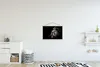 MuchoWow® Textilposter Wilde Tiere - Schwarz und weiß - Produktbild-Vorschau 2