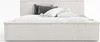 A bed with pillows and bedding, presented on a white background. Produktbild-Vorschau