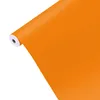 Klebefolie Uni MATT ORANGE Möbelfolie Dekofolie - Türfolie Produktbild-Vorschau 4