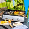 Plancha gas 7,5kw piastra in acciaio smaltato 61x38cm Livoo Anteprima dell’immagine prodotto 6