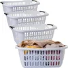 Wäschekorb-Set BASKLINE – 4er Set – 30 L – hellgrau – 55 × Produktbild-Vorschau 1