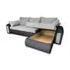 Relax-Ecksofa mit Schlaffunktion und Bettkasten in grau und Produktbild-Vorschau 6