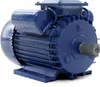 A blue electric motor is shown against a white background. Produktbild-Vorschau