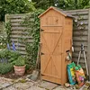 Relaxdays Gartenschrank, Holz, wetterfestes Dach, 3 Produktbild-Vorschau 3