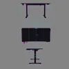 Ultradesk Level Black Udesk-Lva-Bb Náhled obrázku produktu 21