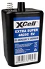 A black 6V battery with a label showing product details. Anteprima dell’immagine prodotto