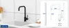 Cecipa Küchenarmatur Schwarz 7-Form, Wasserhahn Küche 360° Produktbild-Vorschau 8