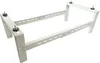 A white metal stand for an air conditioning unit, shown against a white background. Produktbild-Vorschau