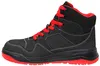 Veiligheidsschoenen met veters, model MAVERICK, zwart-rood, Productafbeelding-voorbeeld 3