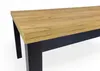 Rechteckiger massiver Tisch 80x140 ausziehbar auf 180 cm Produktbild-Vorschau 3