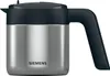 A product shot of a silver and black coffee carafe with the Siemens logo on the front. Anteprima dell’immagine prodotto