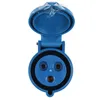 CEE Kupplung | CEE 3 Polig | 240V 32A | Blau | IP44 | Produktbild-Vorschau 5