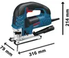 Bosch GST 150 BCE, 15 cm, 2 cm, 1 cm, AC, 780 W, 4 m Náhľad obrázku produktu 19