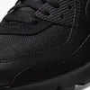 Close-up of a black Nike Air Max 90 sneaker. Produktbild-Vorschau