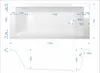 sanicomfort Badewanne Komplettset Form Rechteck 170x75 cm – Produktbild-Vorschau 3