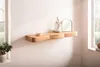 WOHNLING Półka ścienna z litego drewna akacjowego 100 cm z Podgląd zdjęcia produktu 2