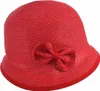 Seeberger rollbare Glocke Strohhut mit Aufschlag UV-Schutz 80 in rot