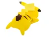A yellow Pikachu figurine with a lightning bolt accessory on its back, shown from a top-down perspective against a white background. Produktbild-Vorschau