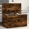 vidaXL Aufbewahrungstruhe Räuchereiche 84x42x46 cm Produktbild-Vorschau 1