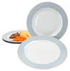 Ritzenhoff Doppio Circle 4er Set Speiseteller Essteller Produktbild-Vorschau 1