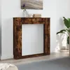 Kaminumrandung Räuchereiche 100x20x100 cm Holzwerkstoff Produktbild-Vorschau 3