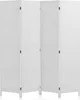 A four-panel room divider made of white textured paper and wood. Anteprima dell’immagine prodotto