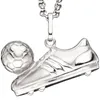 JOBO Anhänger Fußball Fußballschuh mit Ball 925 Sterling Produktbild-Vorschau 2