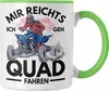 Trendation - Mir Reichts Ich Geh Quad Fahren Tasse Produktbild-Vorschau 1