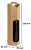 Dekorative Geschenkbox mit Riffelung  90 x 90 x 335 mm / Produktbild-Vorschau 1