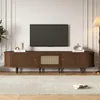 A modern living room scene with a TV stand and a television. Podgląd zdjęcia produktu
