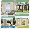 Faziango 2 Stücke Outdoor Vorhang Gardinen 132 x 213 cm Produktbild-Vorschau 6