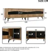 Merax TV-Schrank 180×40×50 cm  mit 4 Schränken und 8 Produktbild-Vorschau 5