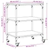 vidaXL Küchenwagen Räuchereiche 60x41x76 cm Holzwerkstoff Produktbild-Vorschau 8