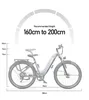 E-Bike für Herren Damen, 27.5 Zoll Elektrofahrrad City Produktbild-Vorschau 6