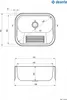 1-bowl utility sink - recessed or wall-mounted Produktbild-Vorschau 4