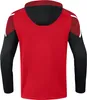 JAKO Damen Kapuzensweat Performance, Farbe:rot/schwarz, Produktbild-Vorschau 2