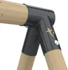Schaukelgestell mit 2 Schaukeln AMANDIER Braun H190cm Produktbild-Vorschau 6