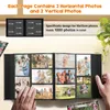 Veľký fotoalbum pre 1000 fotografií s plátnovou väzbou Náhľad obrázku produktu 4