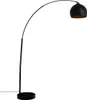 LAMPA PODŁOGOWA Hyto czarna żelazny klosz łukowy design Podgląd zdjęcia produktu 1