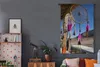 MuchoWow® Wandteppich Wandbehang Ein rosa Traumfänger in Produktbild-Vorschau 5