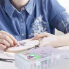 Balení 2 úložného boxu na šicí nitě, úložiště cívek nití, Náhled obrázku produktu 6
