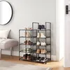 Songmics Schuhregal Metallgestell 10 Ebenen, 33 x 33 x 173 Produktbild-Vorschau 7